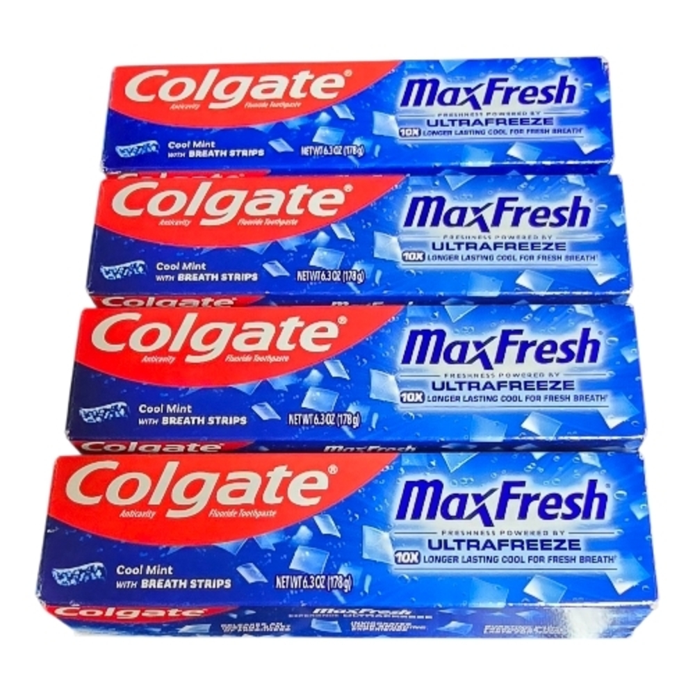 Colgate MaxFresh Toothpaste - Cool Mint (Blue & Red)